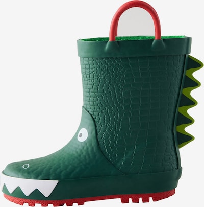 Guminiai batai iš Next, spalva – žalia / tamsiai žalia / raudona / balta, Prekių apžvalga