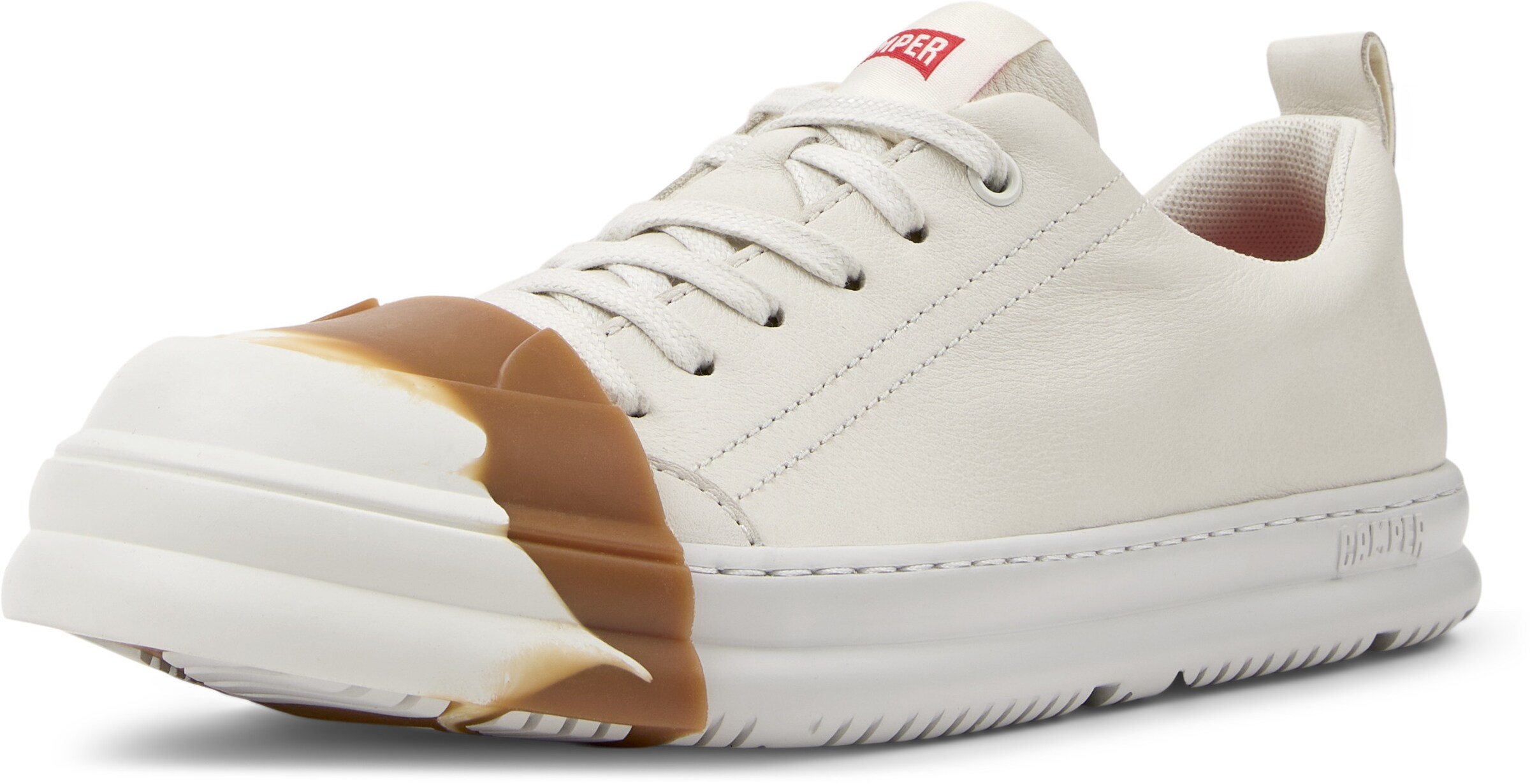 CAMPER Platform trainers 'Junction Runner' in White: front