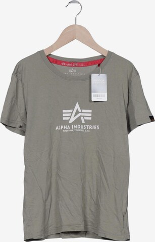 ALPHA INDUSTRIES Top & Shirt in M in Green: front