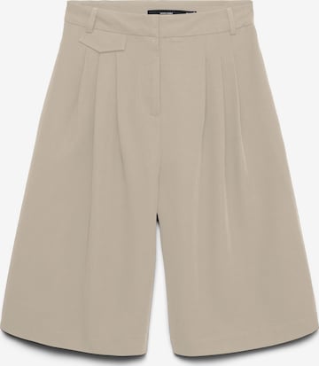 Loosefit Pantaloni con pieghe di VERO MODA in grigio: frontale