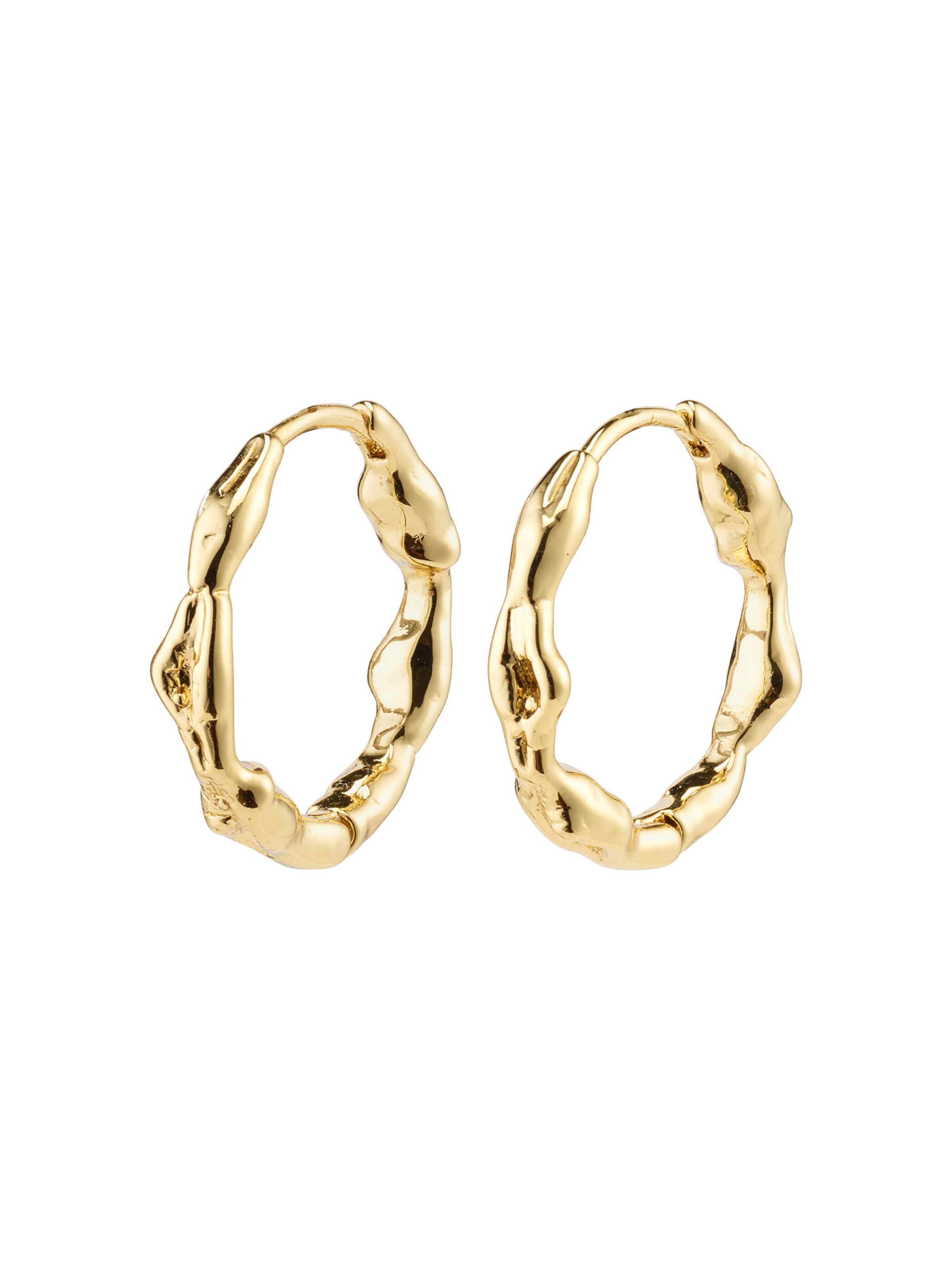 Pilgrim Náušnice 'Zion' – zlatá: přední strana