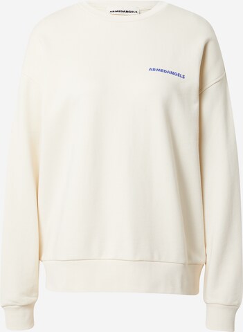 ARMEDANGELS Sweatshirt in Wit: voorkant