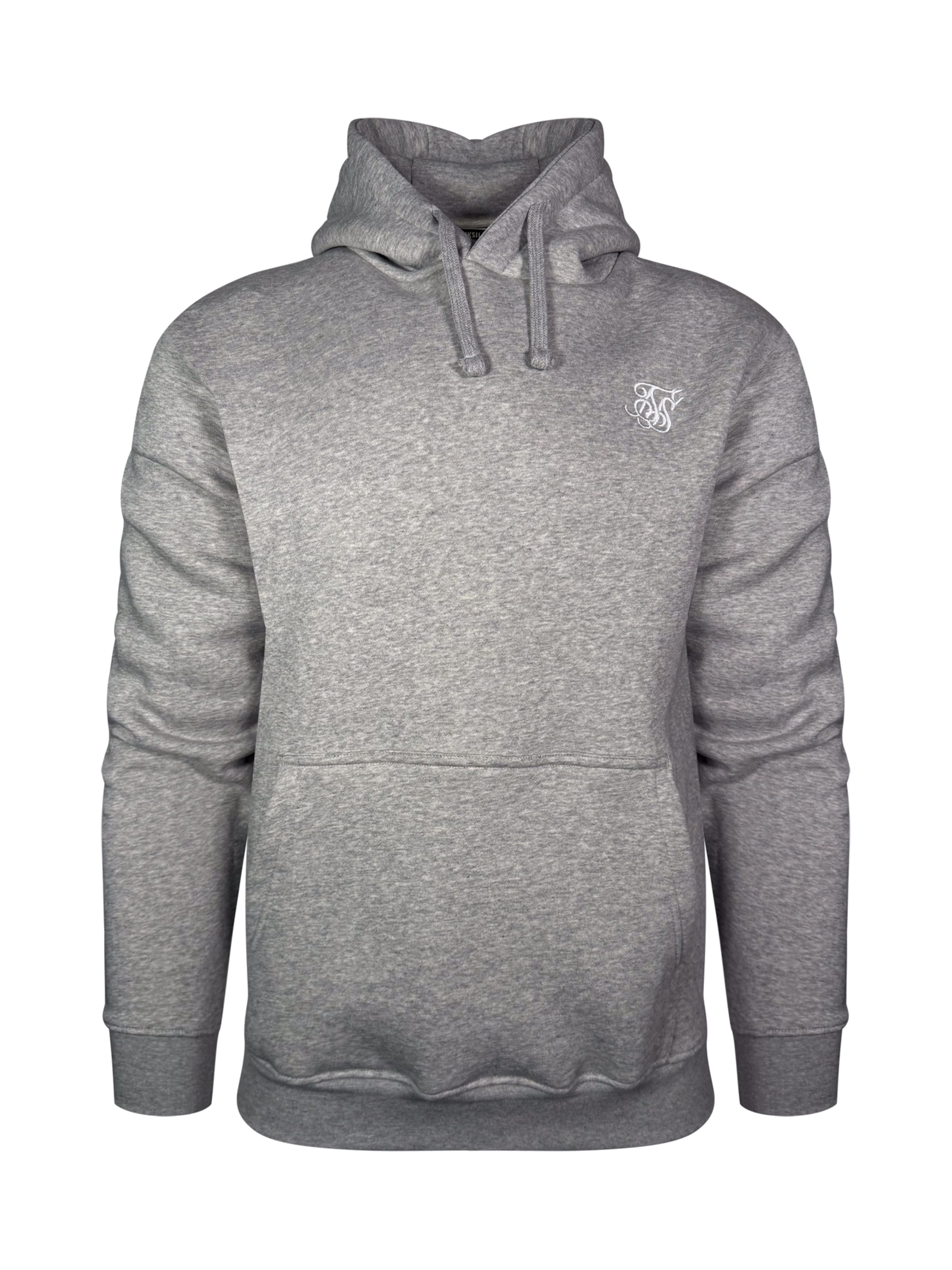 Sweat-shirt SikSilk en gris : devant