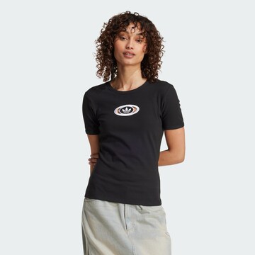 ADIDAS ORIGINALS Shirt 'Campus 2000' in Black: front