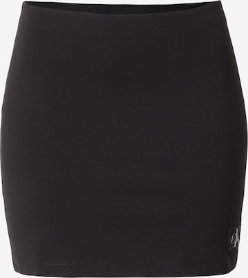 Calvin Klein Jeans Sukně 'MILANO' – černá: přední strana