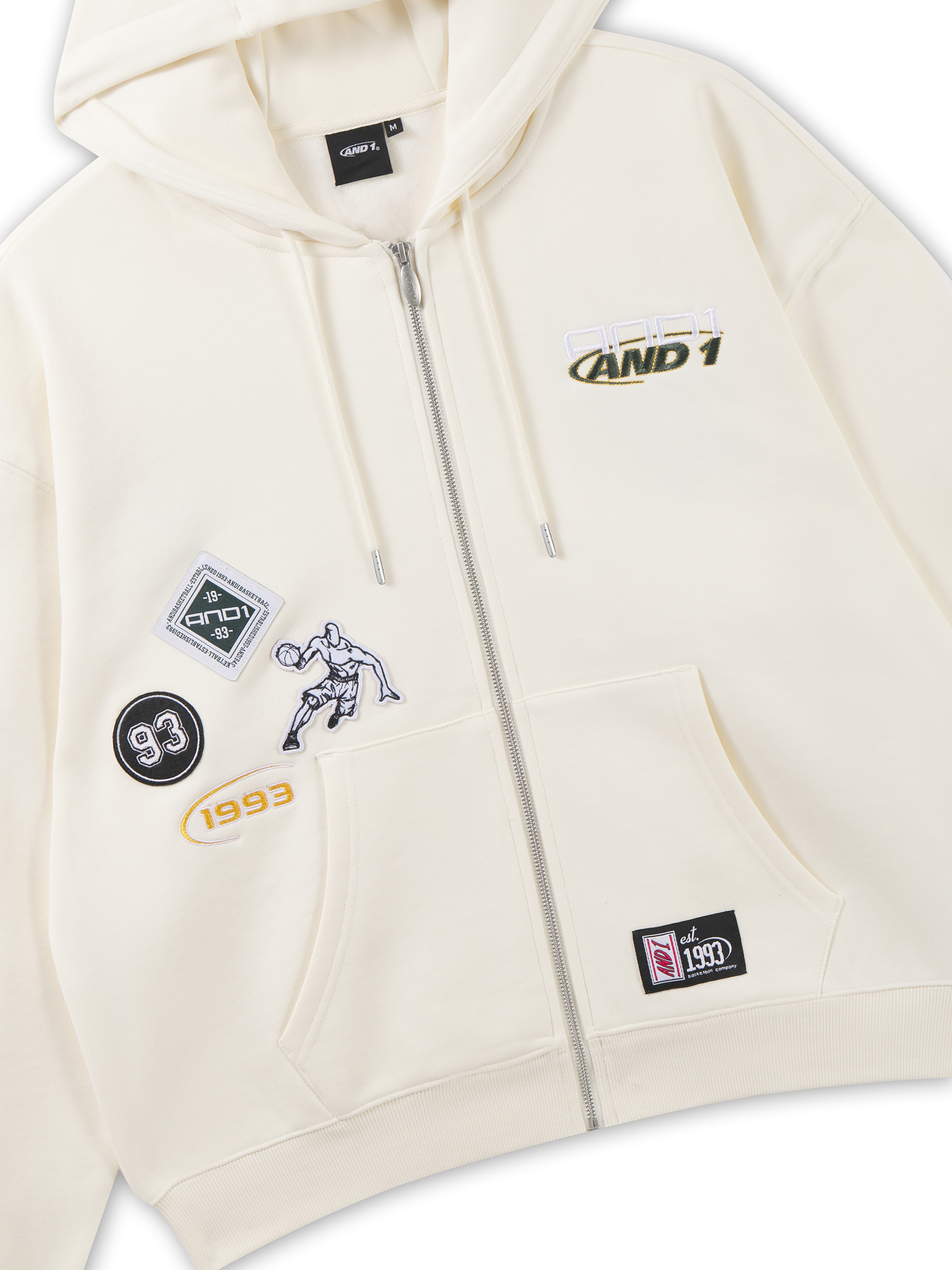 Veste de survêtement 'Respect The Game' AND1 en beige