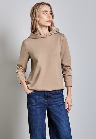 STREET ONE Sweatshirt in Brown: front