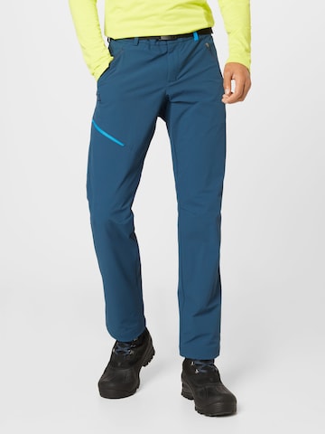 Schöffel Regular Outdoor Pants 'Wendelstein' in Blue: front