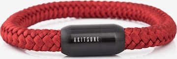 Akitsune Armband 'Portus' in Rot: Vorderseite