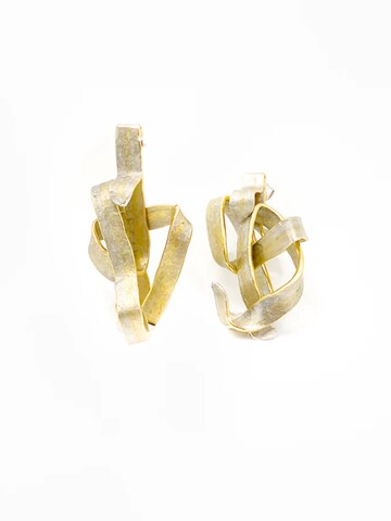 d'ecolife Essentials Earrings 'Curly' in Gold: front