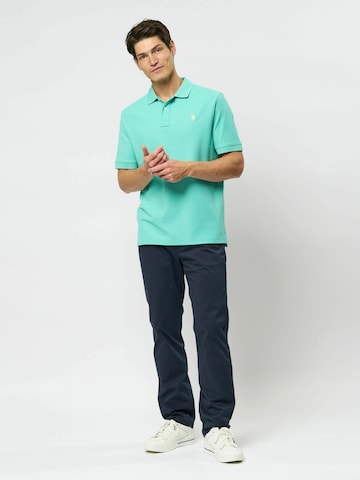 U.S. POLO ASSN. Overhemd 'Alfred' in Blauw