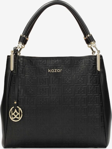 Kazar Handbag in Black: front