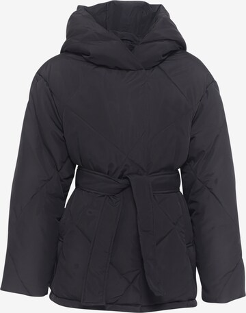 FRESHLIONS Winter Jacket 'Elisane' in Black: front