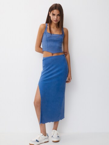 Pull&Bear Rok in Blauw