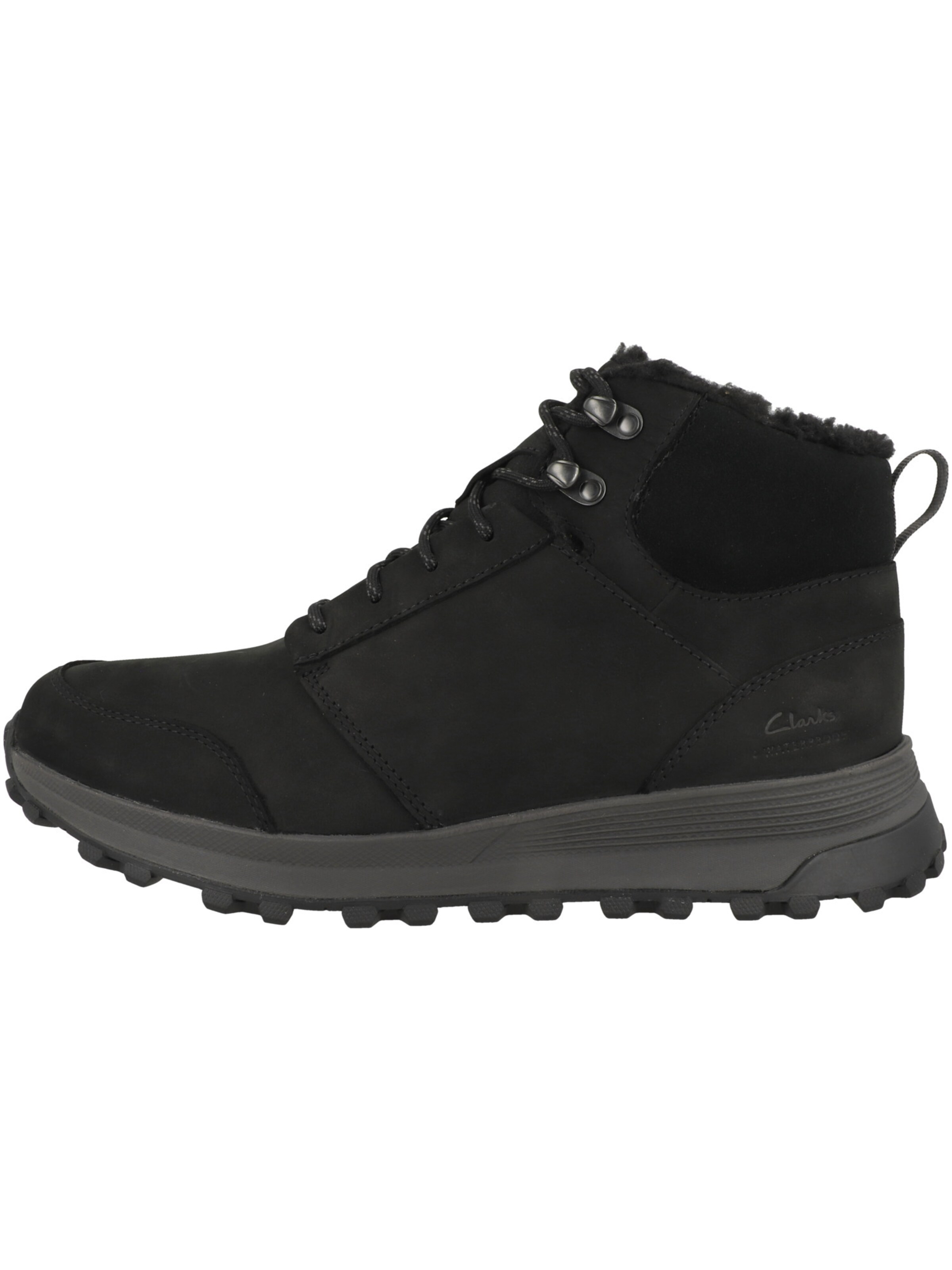 CLARKS Schnürboots in Schwarz