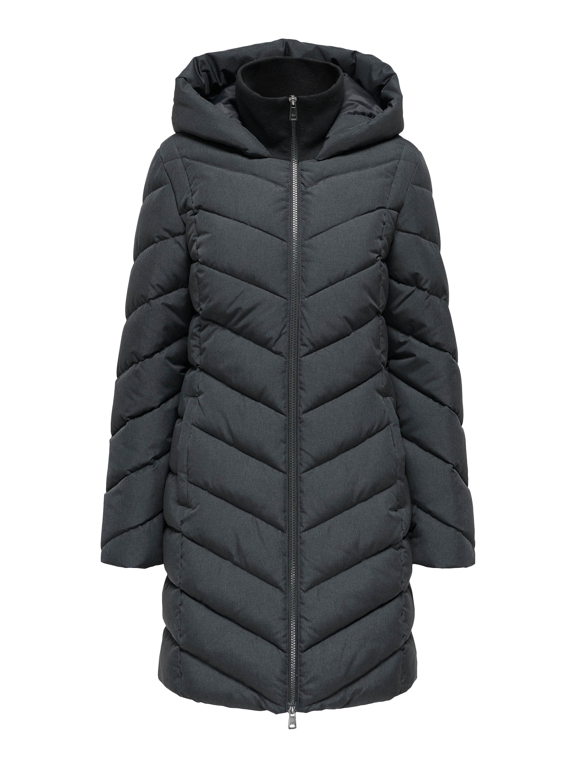 ONLY Winter coat 'ONLLUNA' in Grey: front