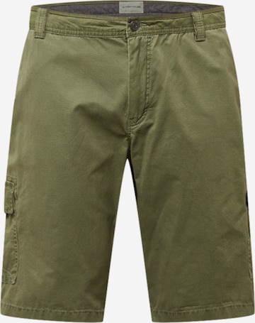 Regular Pantalon cargo TOM TAILOR Men + en vert : devant