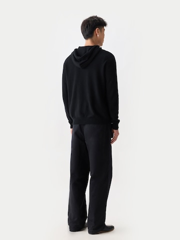GOBI Cashmere Strickjacke 'Men's Zip-Up Cashmere Hoodie'‌‌‌‌‌‌ in Schwarz