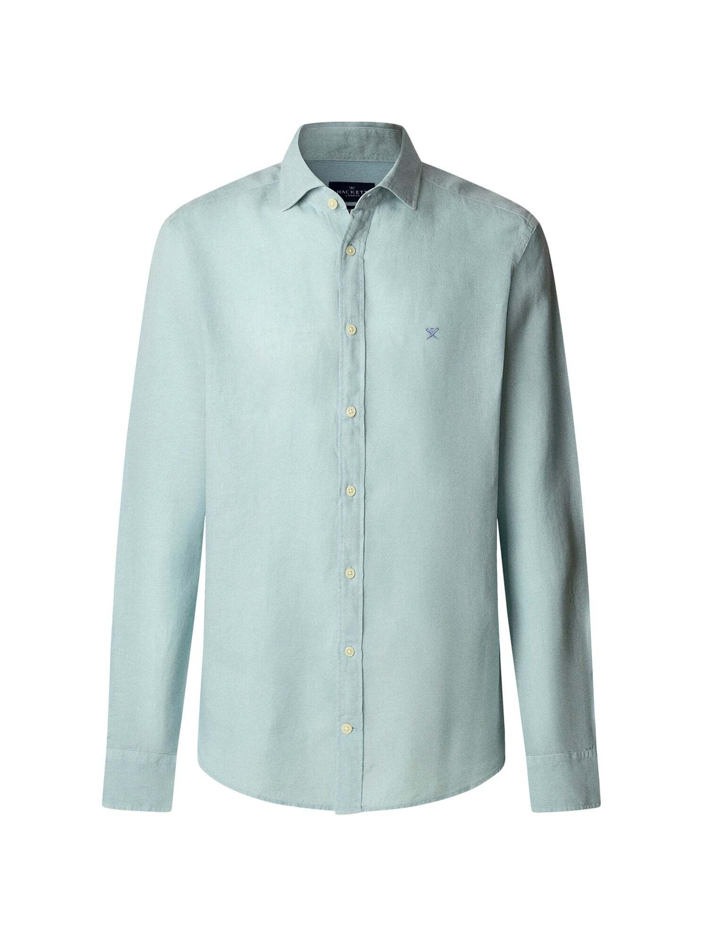 Hackett London Button Up Shirt 'Ess' in Green: front