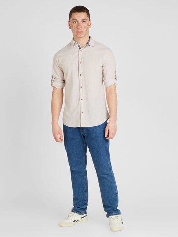 JACK & JONES Regular fit Πουκάμισο σε μπεζ