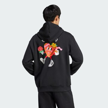Sweat-shirt 'Q1 Made By Nelson' ADIDAS ORIGINALS en noir : devant