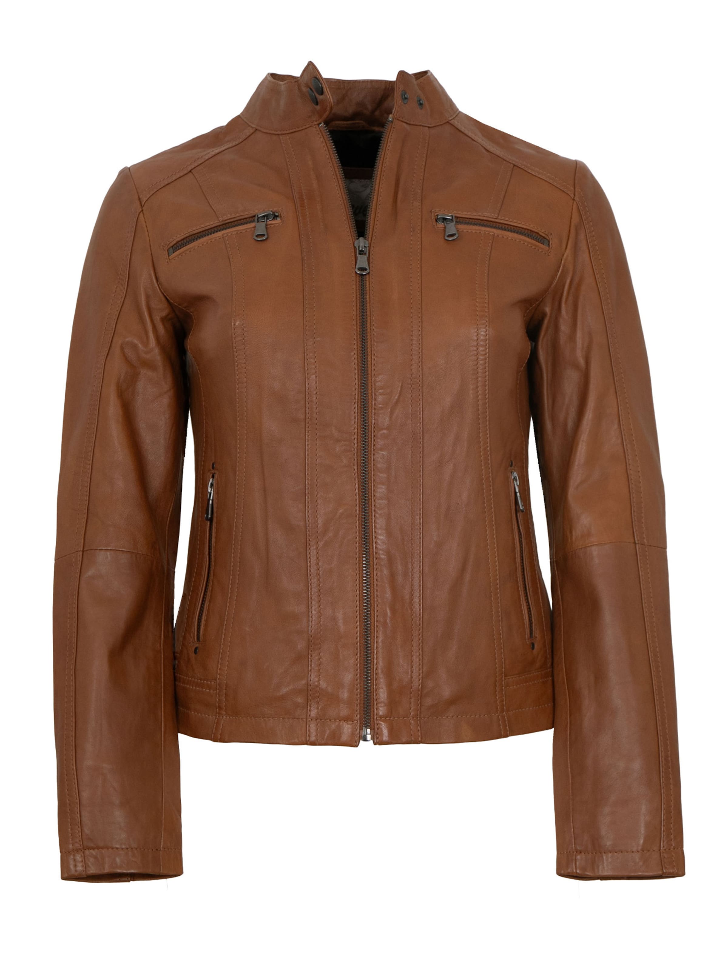 7ELEVEN Between-Season Jacket 'Catia' in Brown: front