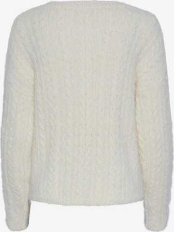 PIECES Sweater 'JO' in White