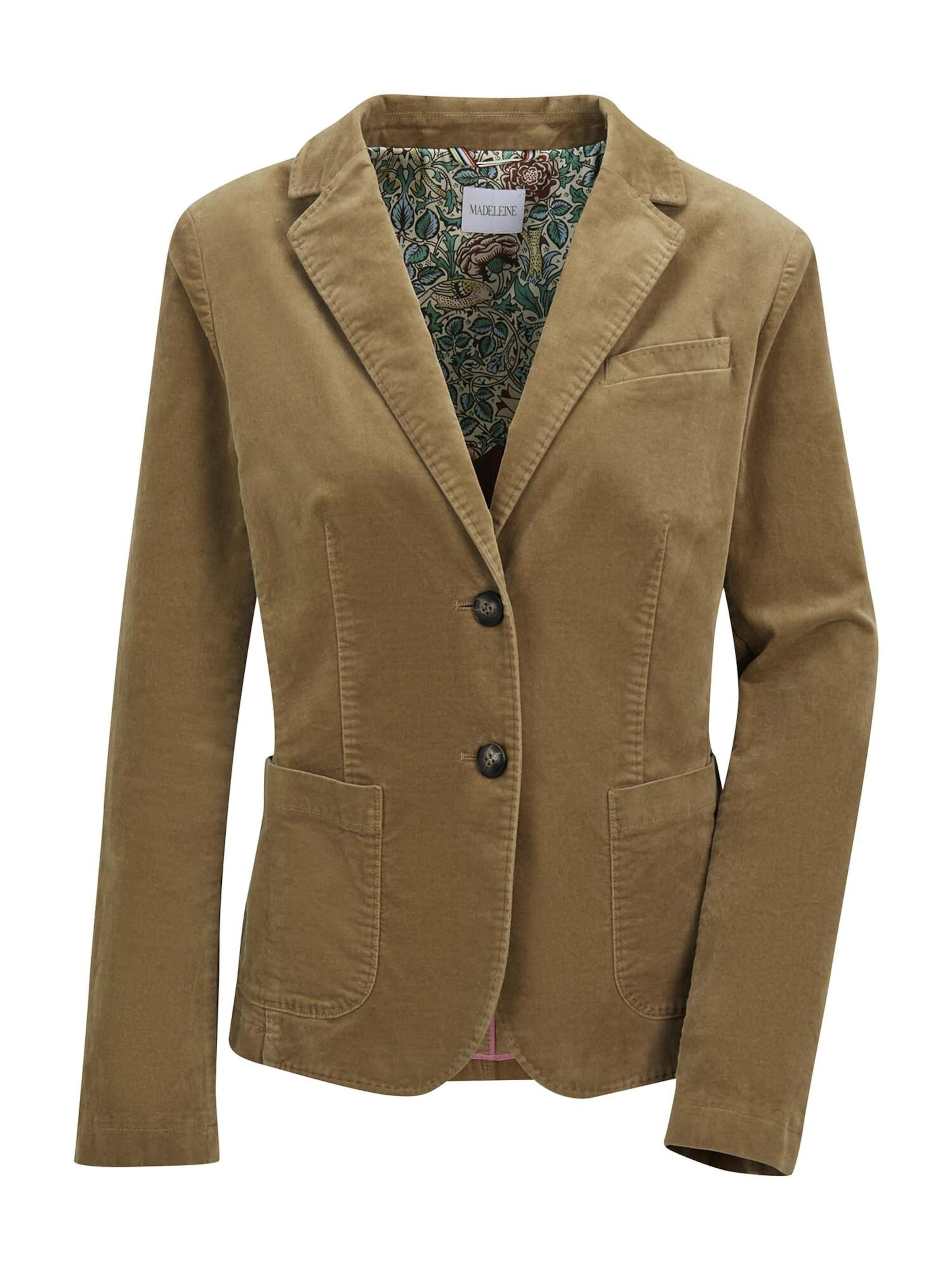 Blazer MADELEINE en beige : devant
