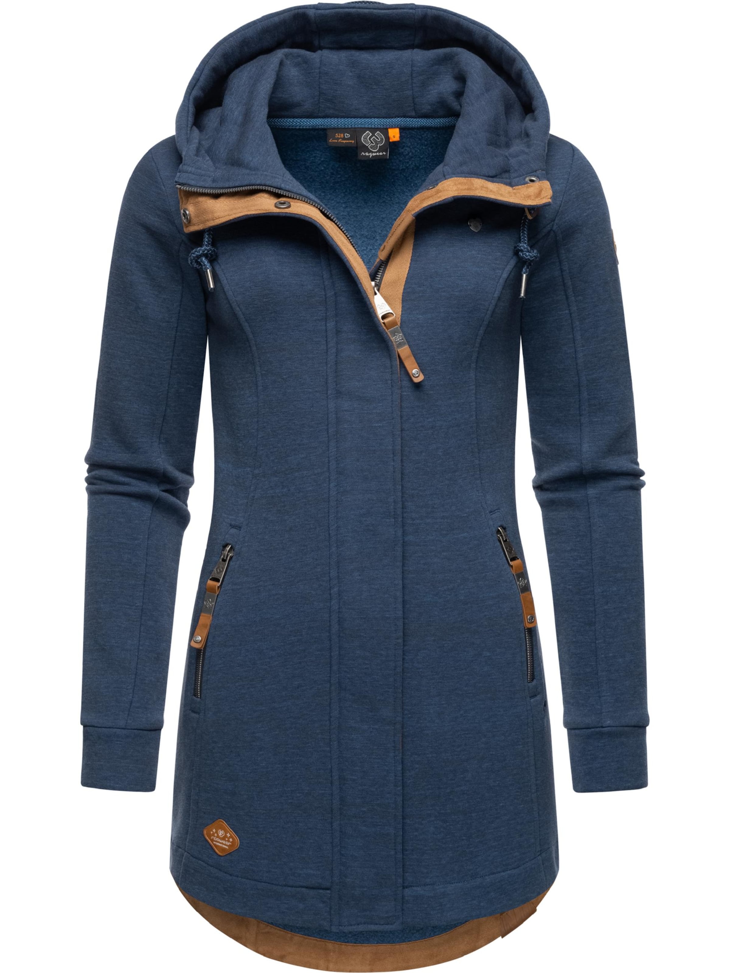 Ragwear Jopa na zadrgo 'Letty' | modra barva: sprednja stran