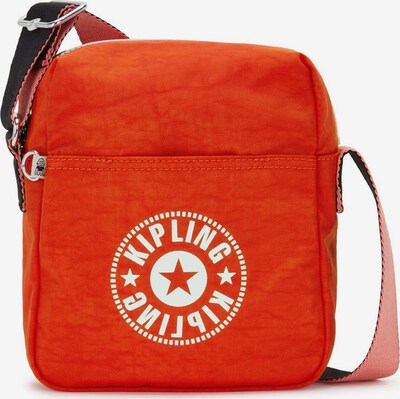 KIPLING Чанта за през рамо тип преметка 'CHAZ' в оранжево / бяло, Преглед на продукта