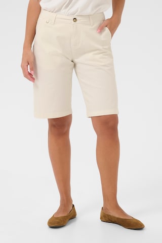 Cream Regular Shorts 'CRBerta' in Weiß: Vorderseite