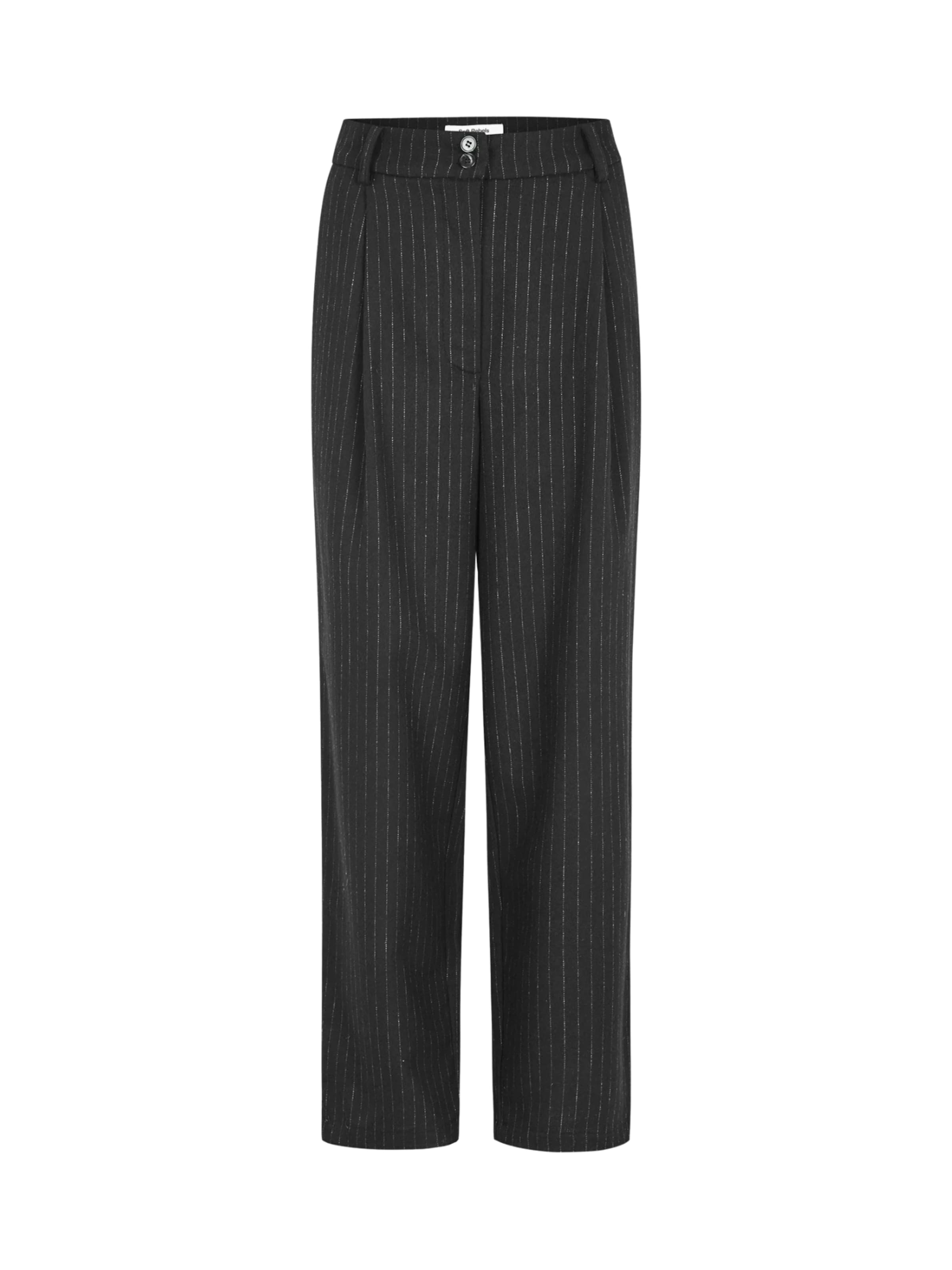 Regular Pantalon à pince Soft Rebels en noir : devant