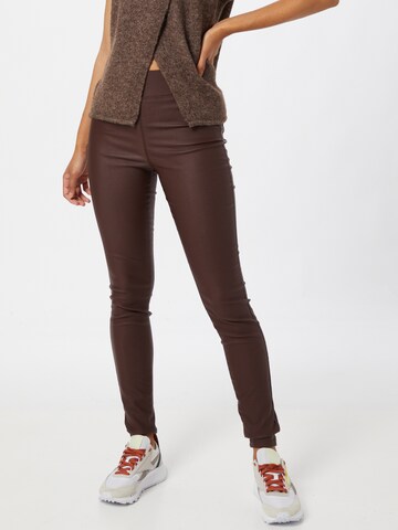 Freequent Leggings 'SHANNON COOPER' in Braun: front