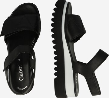 GABOR Sandals in Black