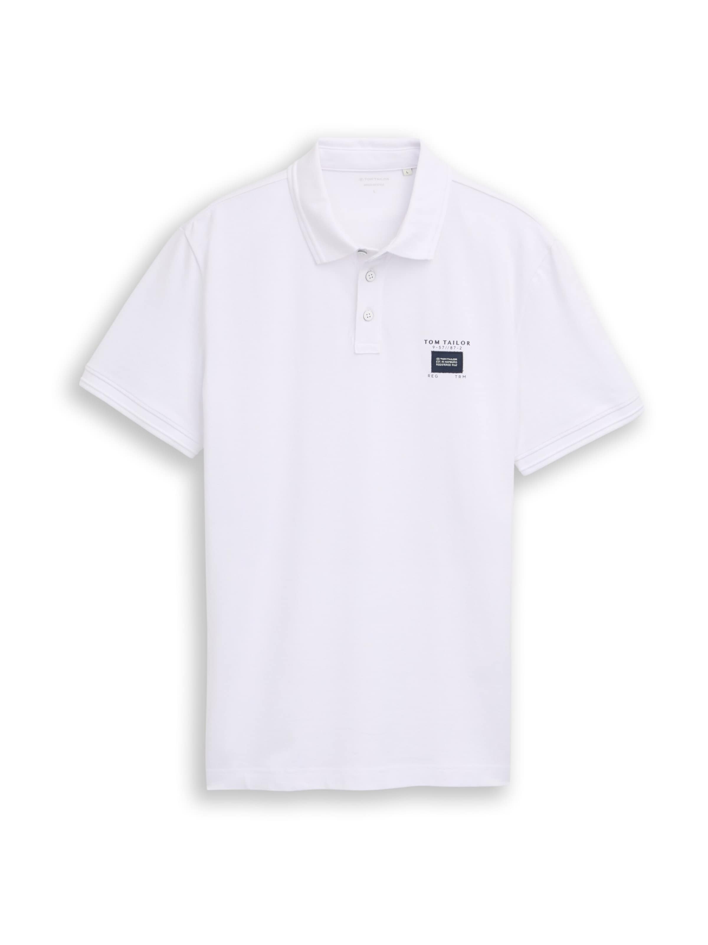 TOM TAILOR T-Shirt en blanc, Vue avec produit