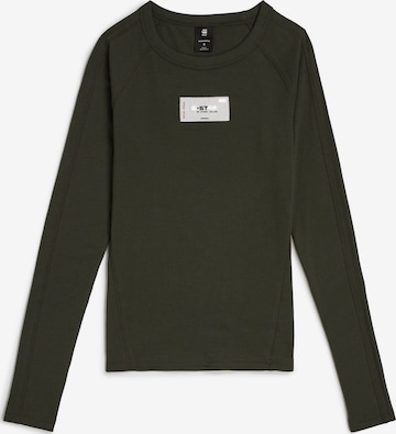 T-shirt G-STAR en vert : devant