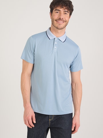 Jack's Shirt in Blauw: voorkant