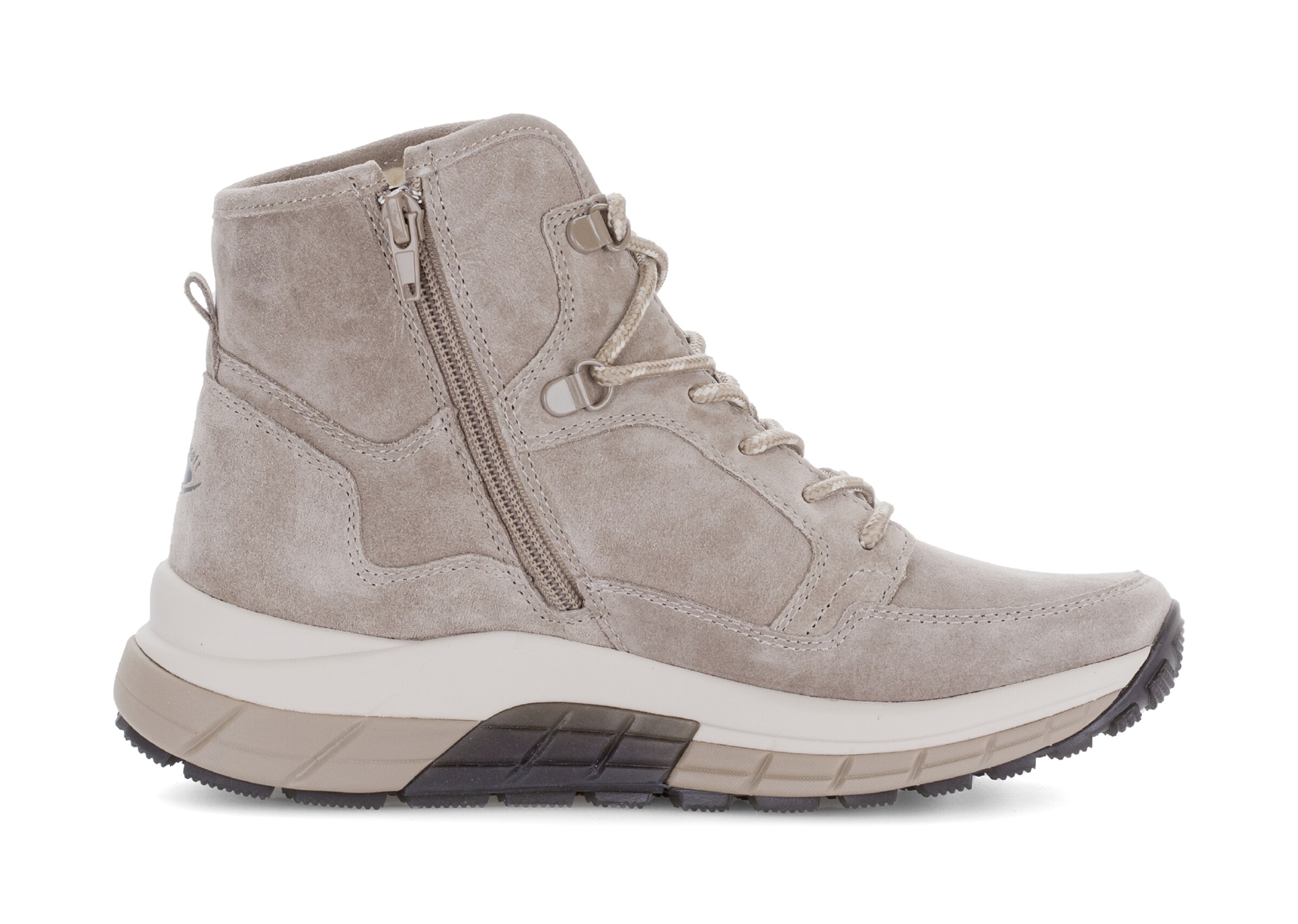 Gabor Rollingsoft Schnürstiefelette 'Rollingsoft' in Beige