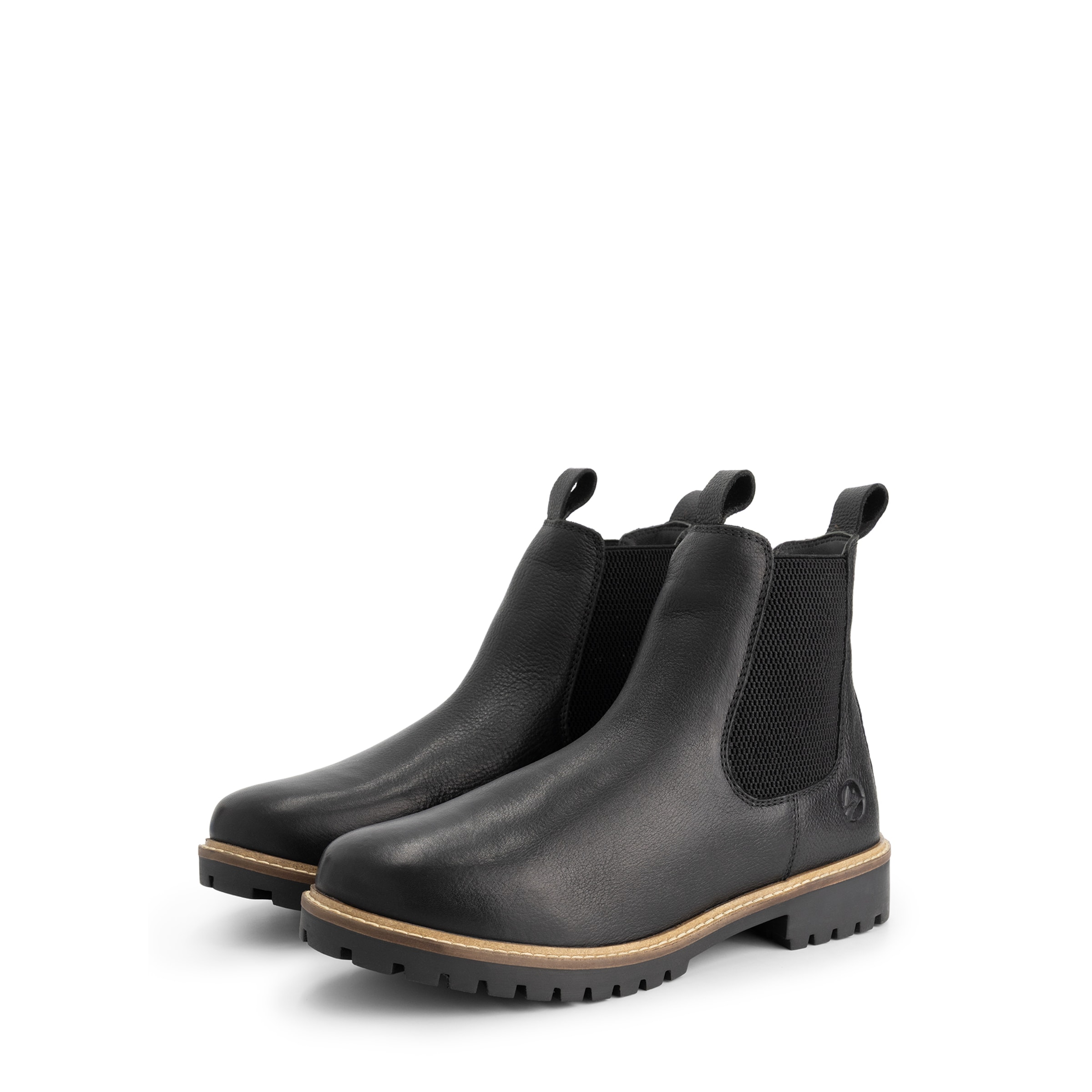 Chelsea Boots 'Sirdal' Travelin en noir : devant