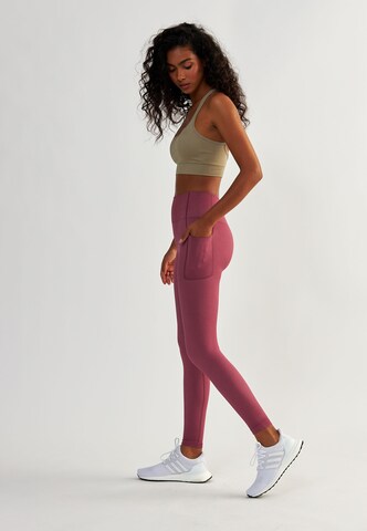 BeShaped Regular Sports trousers 'Lift Me Up' in Purple