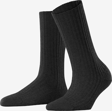 FALKE Socken 'Cosy Wool Boot' in Grau: Vorderseite
