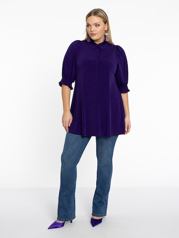 Yoek Blouse in Purple