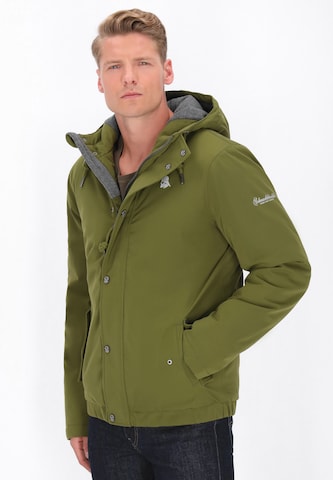 Veste fonctionnelle Schmuddelwedda en vert : devant