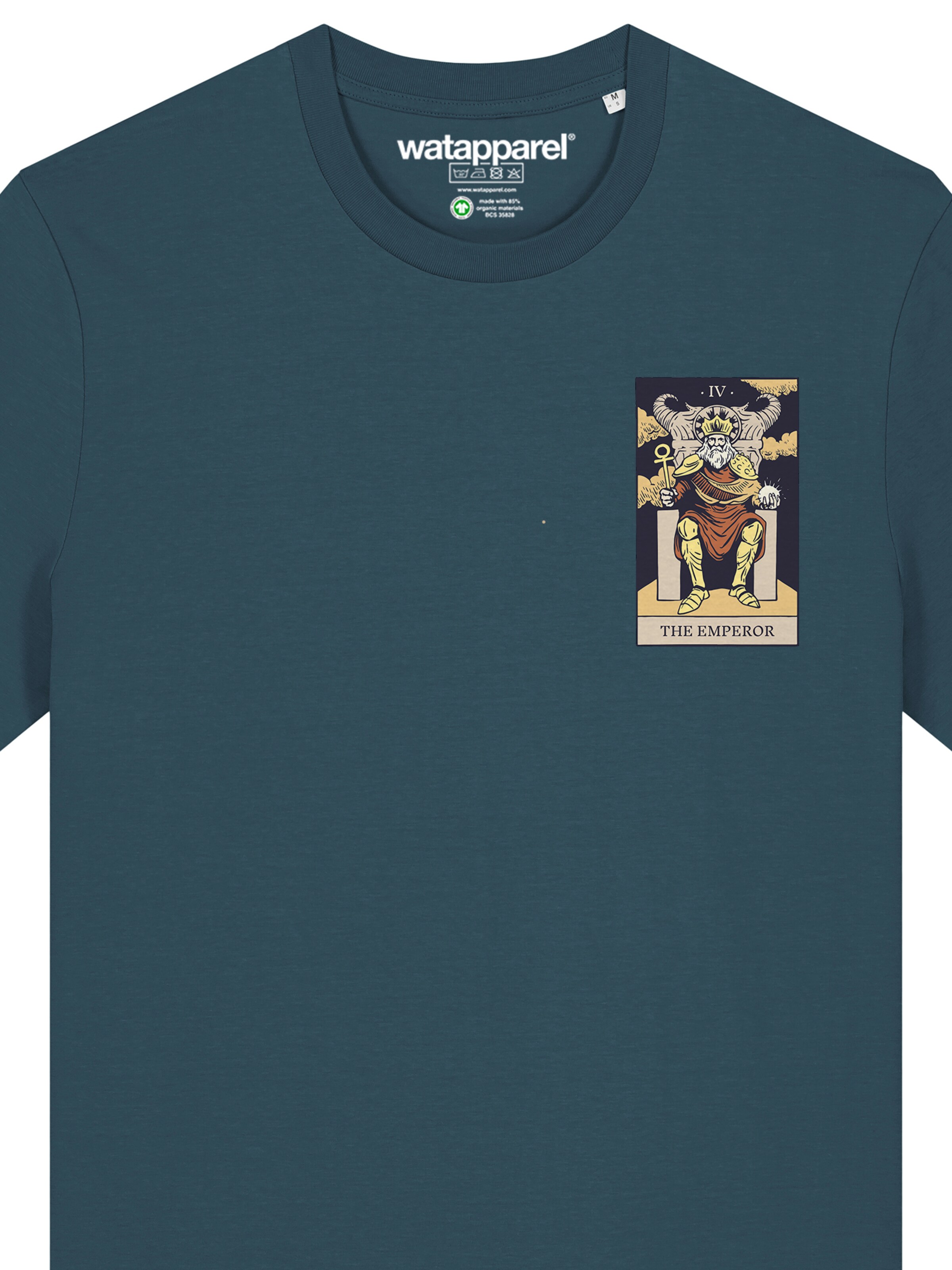 T-Shirt 'Tarot The Emperor' Watapparel en bleu