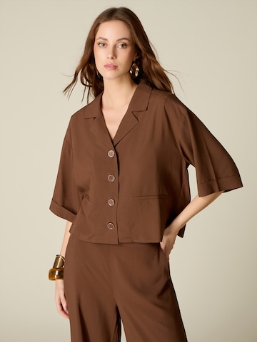 oltre Bluse‌‌‌ in Braun