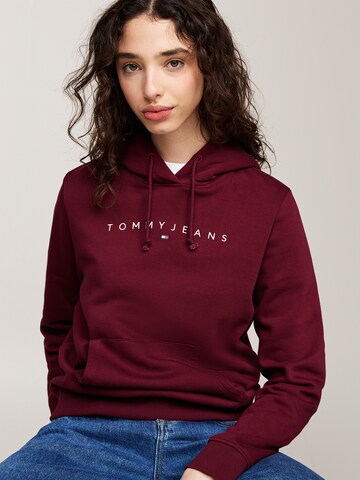 Tommy Jeans Mikina – červená