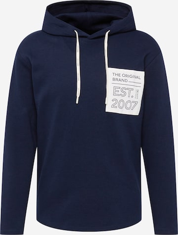 TOM TAILOR DENIM Sweatshirt in Blue: front