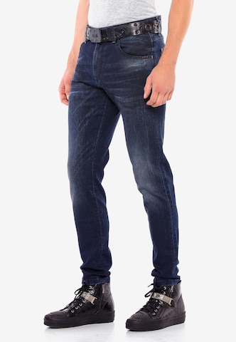 CIPO & BAXX Slimfit Jeans 'All-Star' in Blau