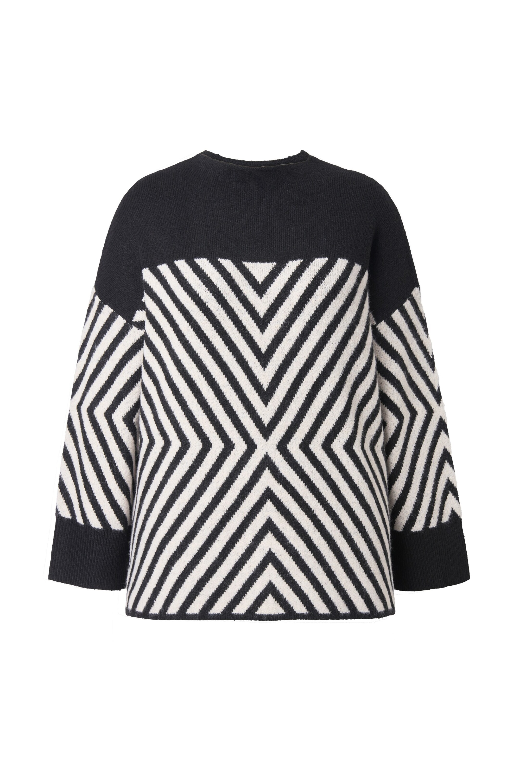 Ulla Popken Trui in Zwart: voorkant