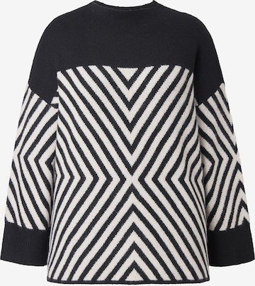 Ulla Popken Pullover in Schwarz: Vorderseite